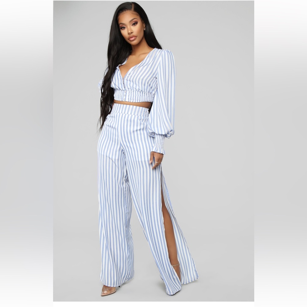 Two piece pantsuit